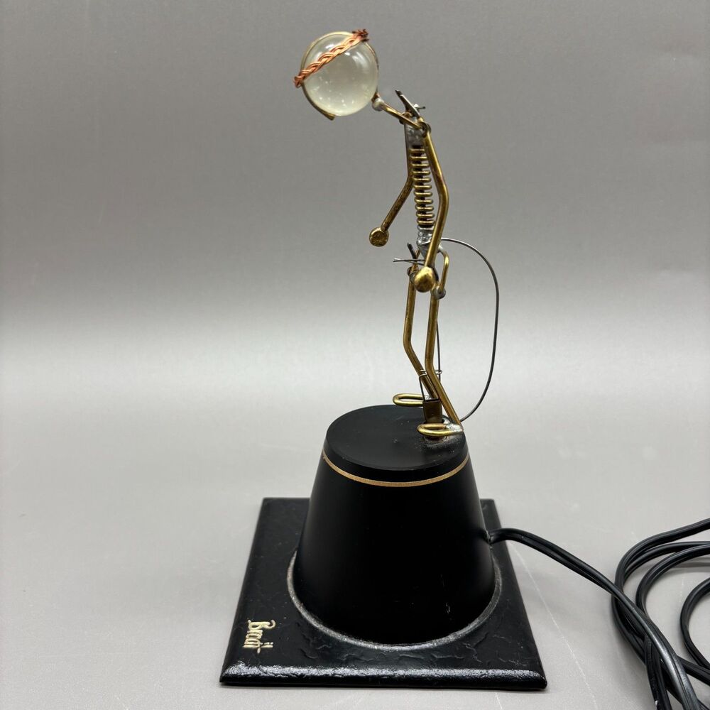 Vintage Gordon Bradt Kinetic Sculpture "The Jogger" Kinetico Motion Art 1970s